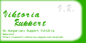 viktoria ruppert business card