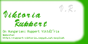 viktoria ruppert business card